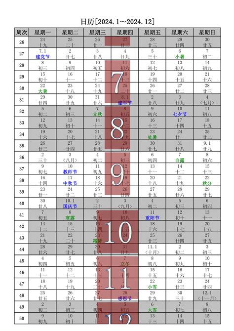 2024農民曆生肖|2024农民历农历查询｜万年历查询、农历、2024黄